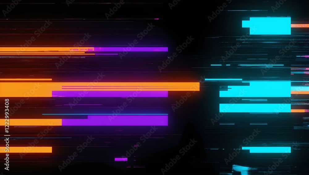 futuristic glitch neon colors digital effect futuristic glitch neon colors digital effect