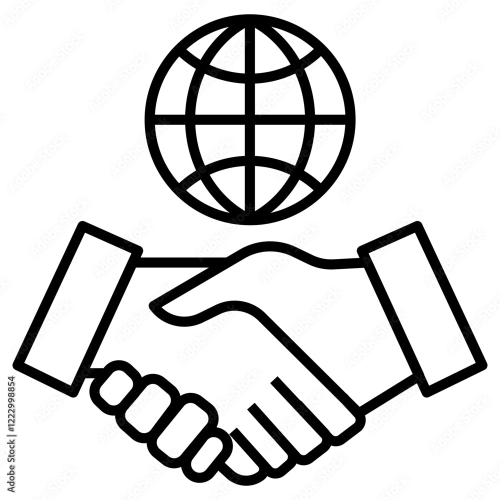 international agreement vector icon international agreement vector icon