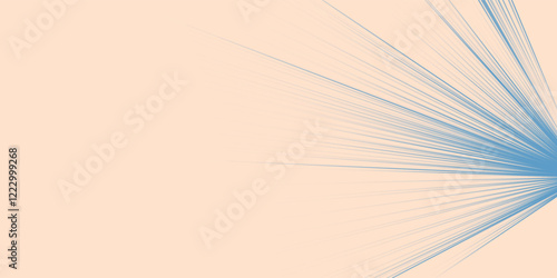 Blue wave curved lines for presentations, illustration of articles and publications on technological trends and innovations, covers of technological magazines. Light arc in blue colors