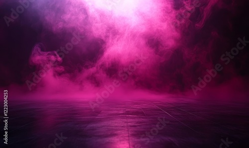 Pink and Purple Fog with Spotlight Glow.