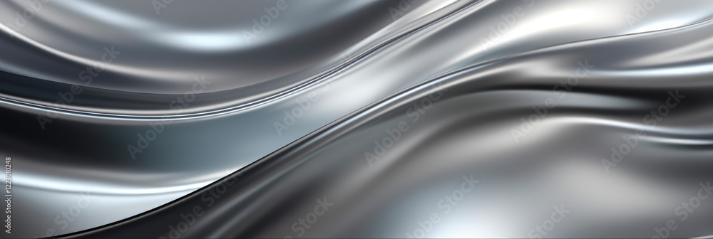 Smooth Silver Metal Texture Background Design with Metallic Shine. Abstract Silver Alloy or Aluminium Banner with Bright Black Accents Smooth Silver Metal Texture Background Design with Metallic Shine. Abstract Silver Alloy or Aluminium Banner with Bright Black Accents