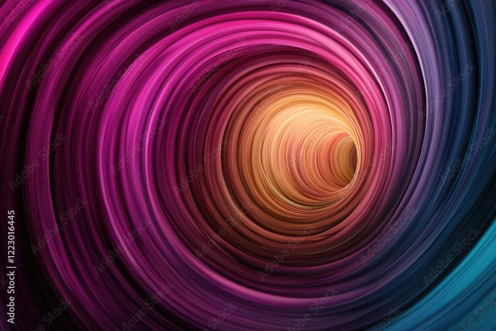 A vibrant, swirling tunnel of colors transitioning from pink to orange and blue, creating a mesmerizing sense of depth and motion. A vibrant, swirling tunnel of colors transitioning from pink to orange and blue, creating a mesmerizing sense of depth and motion.