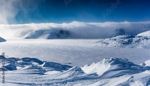 Wallpaper Mural Breathtaking Winter Landscape in Greenland Torontodigital.ca