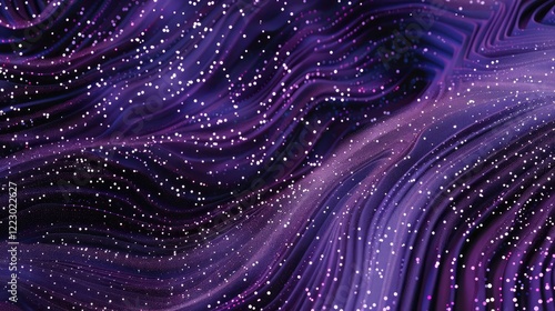 big data visualization Abstract digital particles cyber network background