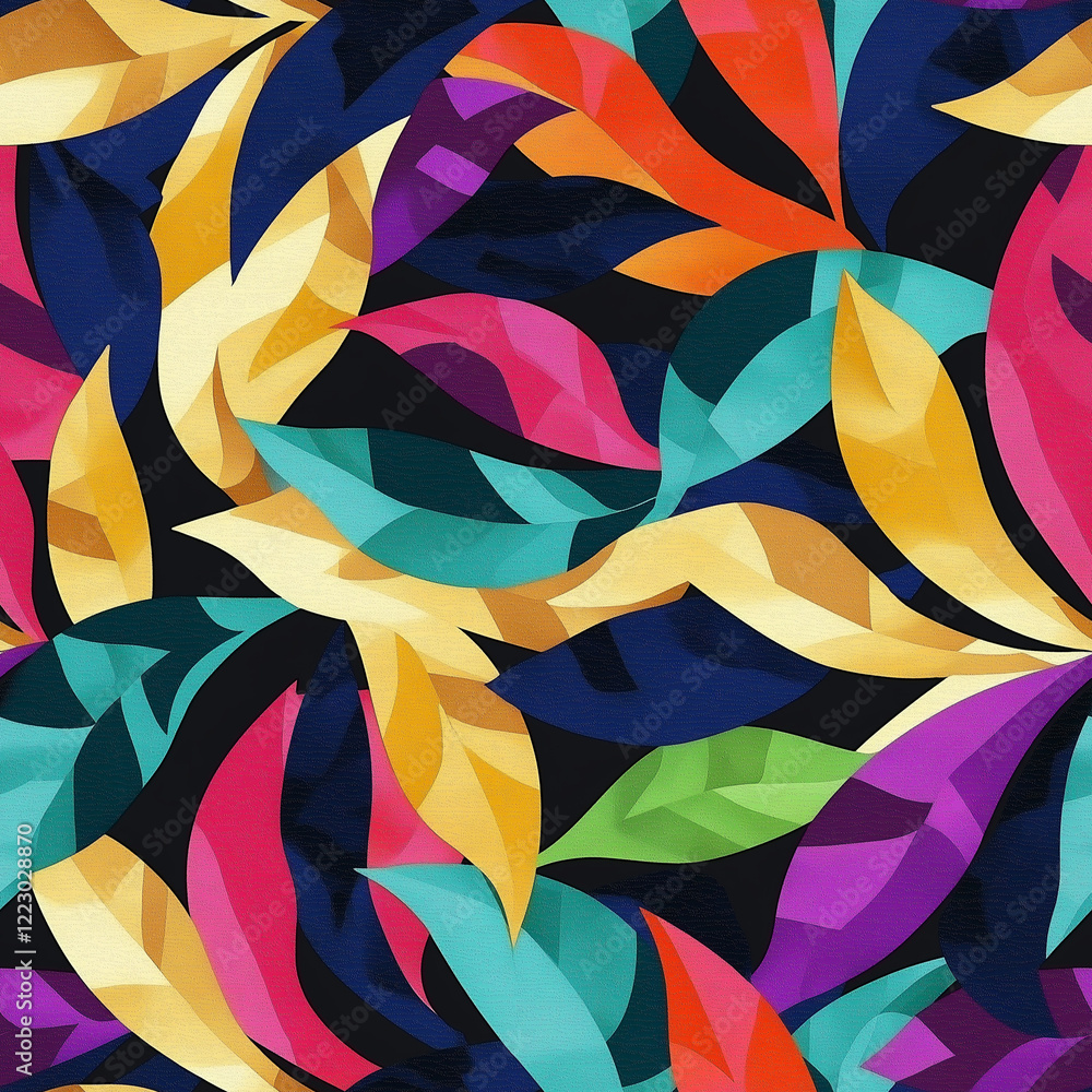 The seamless colorful pattern background The seamless colorful pattern background