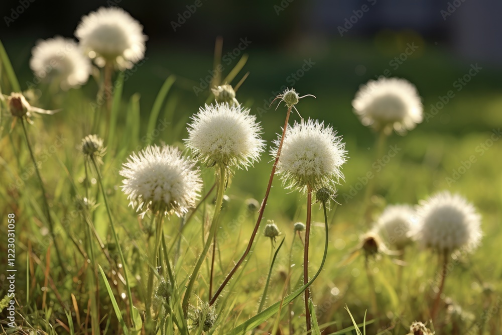 Unkempt Garden Yard with Common Crab Grass and Clover Weeds amidst Asteraceae Flora and Lawn Grass Background for Gardening Unkempt Garden Yard with Common Crab Grass and Clover Weeds amidst Asteraceae Flora and Lawn Grass Background for Gardening