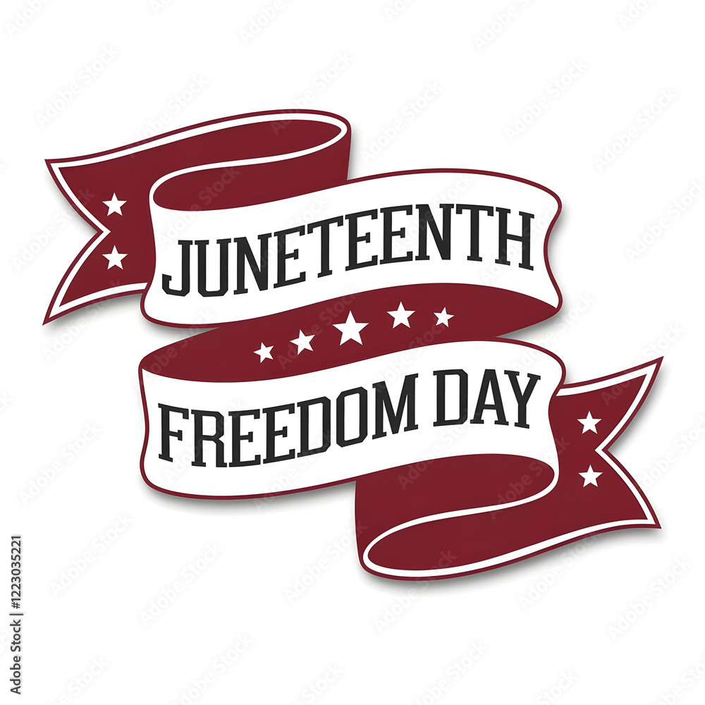 Obraz premium Juneteenth Freedom Day Celebrating