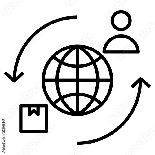 export vector icon