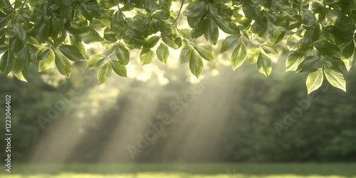 Sunbeams Through Leaves: A ...