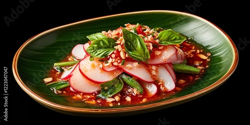 Spicy Radish Salad: A tanta...
