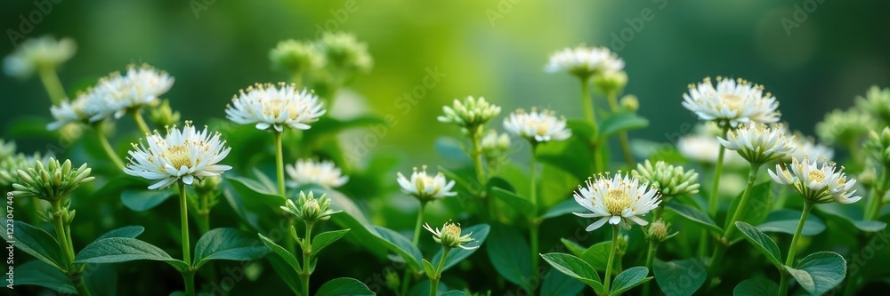 elegant white flower clusters on dense green stems, greenery, floral arrangements, plants elegant white flower clusters on dense green stems, greenery, floral arrangements, plants