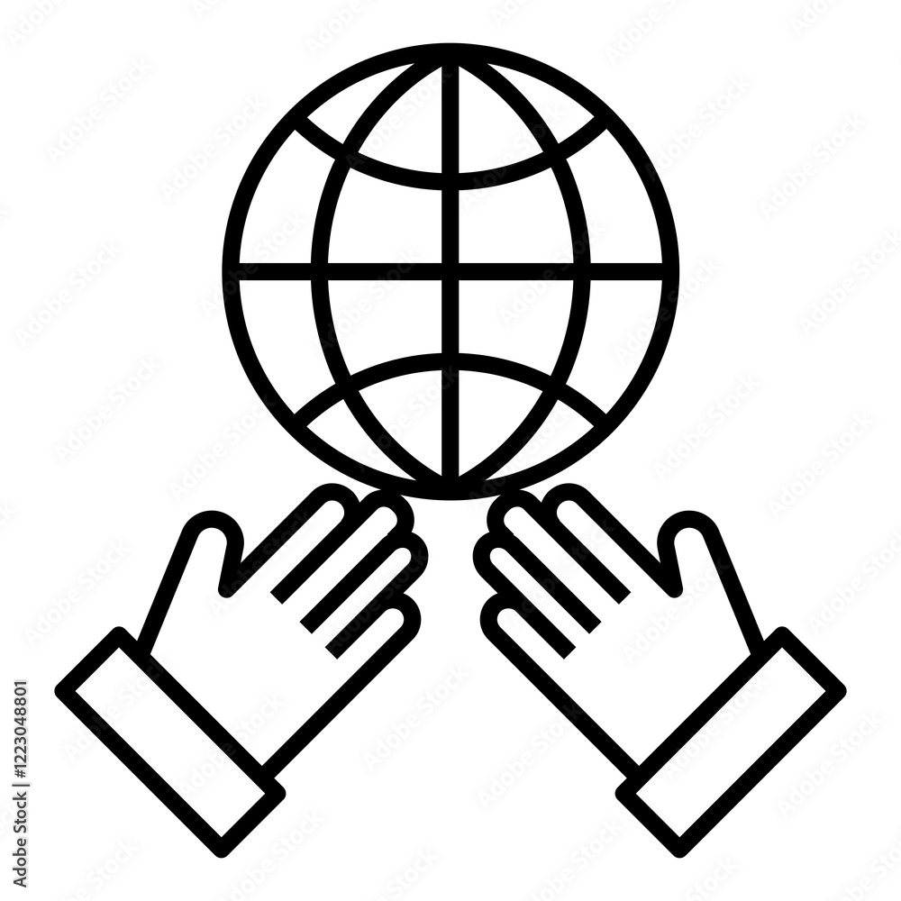 international co-operation vector icon international co-operation vector icon
