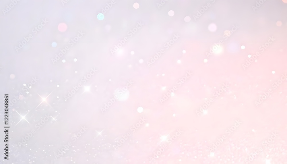 Soft Pink and White Sparkle Background with Glittering Lights Soft Pink and White Sparkle Background with Glittering Lights