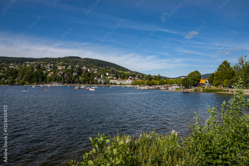 View on the lake of Gerardmer View on the lake of Gerardmer