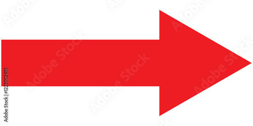 Print Long arrow icon. Long arrow vector icon. Black horizontal long arrow. Straight long arrow vector icon 