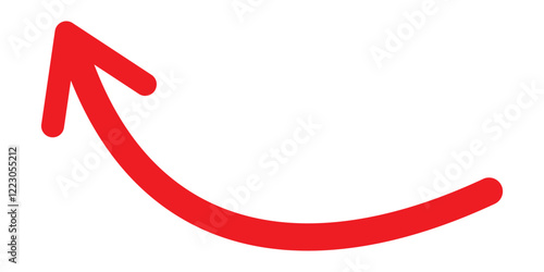 Print black curve arrow icon on transparent background. flat style. arrow icon for your web site design, logo, app, UI.  1176