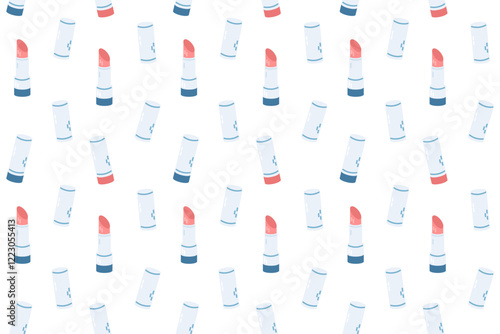 Pattern with lipstick