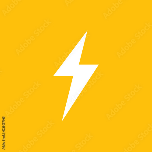 Blitz Symbol minimalistisch