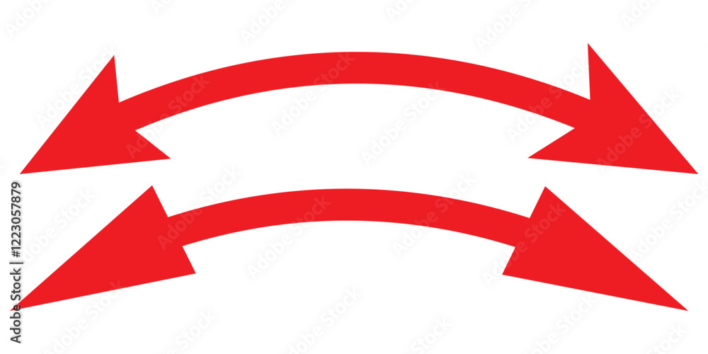 Print Double Curved Long arrow icon set vector. Double long arrow vector. flat style Arrow symbol. vector illustration. 1176 Print Double Curved Long arrow icon set vector. Double long arrow vector. flat style Arrow symbol. vector illustration. 1176