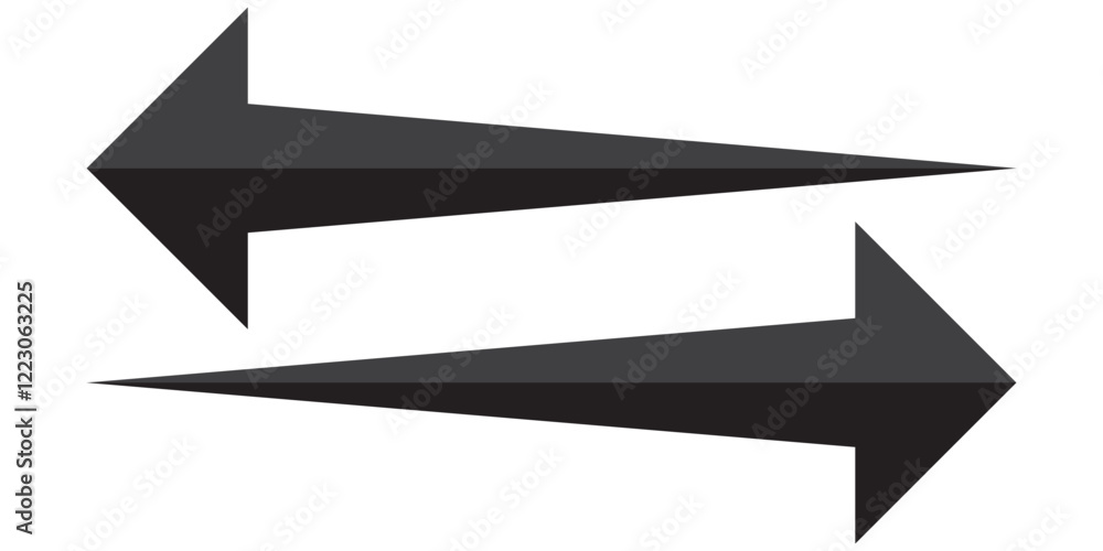 Print Long arrow. Black arrow pointing right. Black large arrow pointing right. Bold thine long arrow. Vector illustration. Print Long arrow. Black arrow pointing right. Black large arrow pointing right. Bold thine long arrow. Vector illustration.