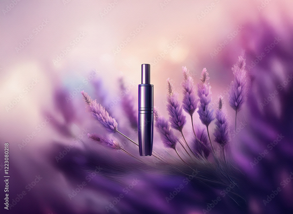 A sleek, purple vaporizer rests amidst a field of lavender, suggesting tranquility and relaxation. The soft, pastel background enhances the calming atmosphere. A sleek, purple vaporizer rests amidst a field of lavender, suggesting tranquility and relaxation. The soft, pastel background enhances the calming atmosphere.