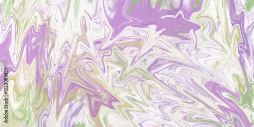 Abstract painting technique Ebru . Turkish style Ebru on the water with acrylic paints press waves. Luxury wallpaper with earth tone watercolor, leaf, flower, tree Minimal Design for text, packaging.