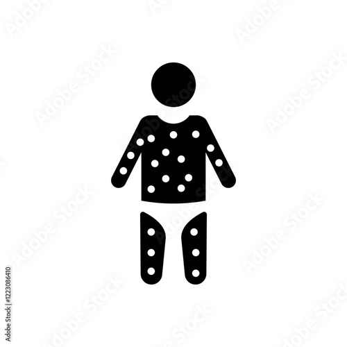 Skin allergy icon