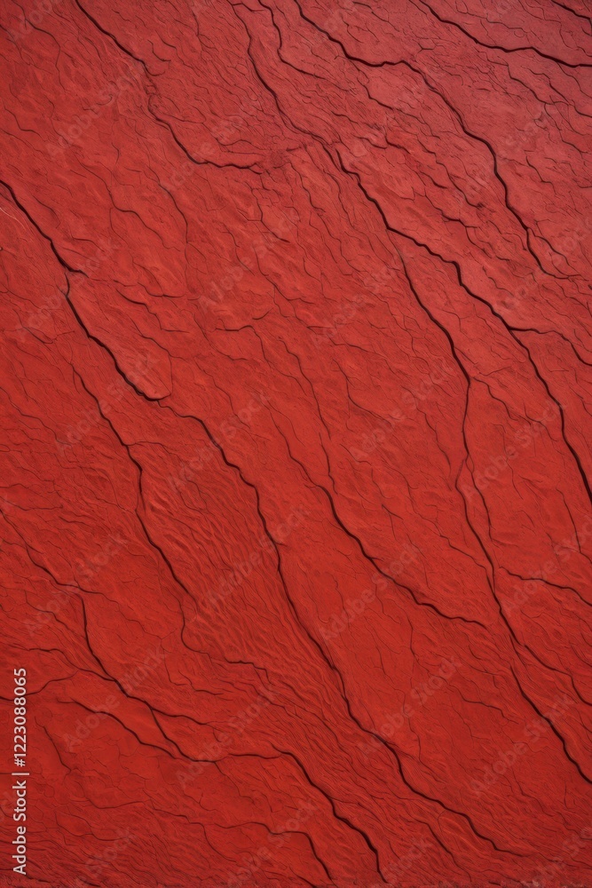 Fototapeta premium arafed red wall with a white clock on it and a black clock on the wall