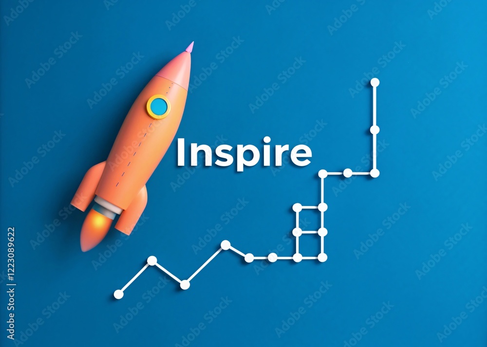 Magenta Rocket Launching into Space Signifying Growth and Innovation in Business Background Magenta Rocket Launching into Space Signifying Growth and Innovation in Business Background