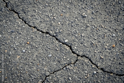 Wallpaper Mural Asphalt surface with a mixture of small and large cracks and some exposed aggregate, road deterioration, asphalt degradation, crack formation Torontodigital.ca
