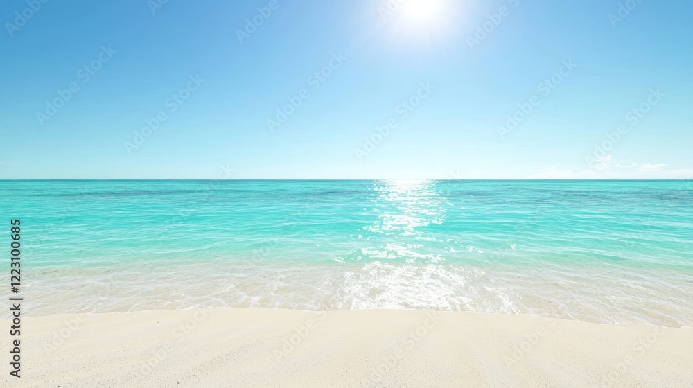 Obraz premium Tranquil Beach Scene