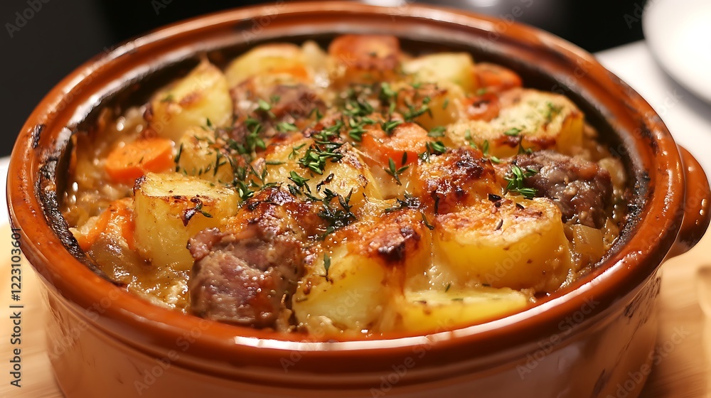 Popular dish in and with different kinds of meats vegetables potatoes Popular dish in and with different kinds of meats vegetables potatoes