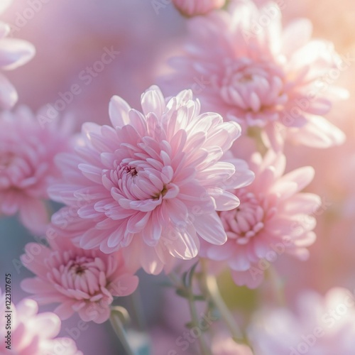 Pink Flower Close-Up,