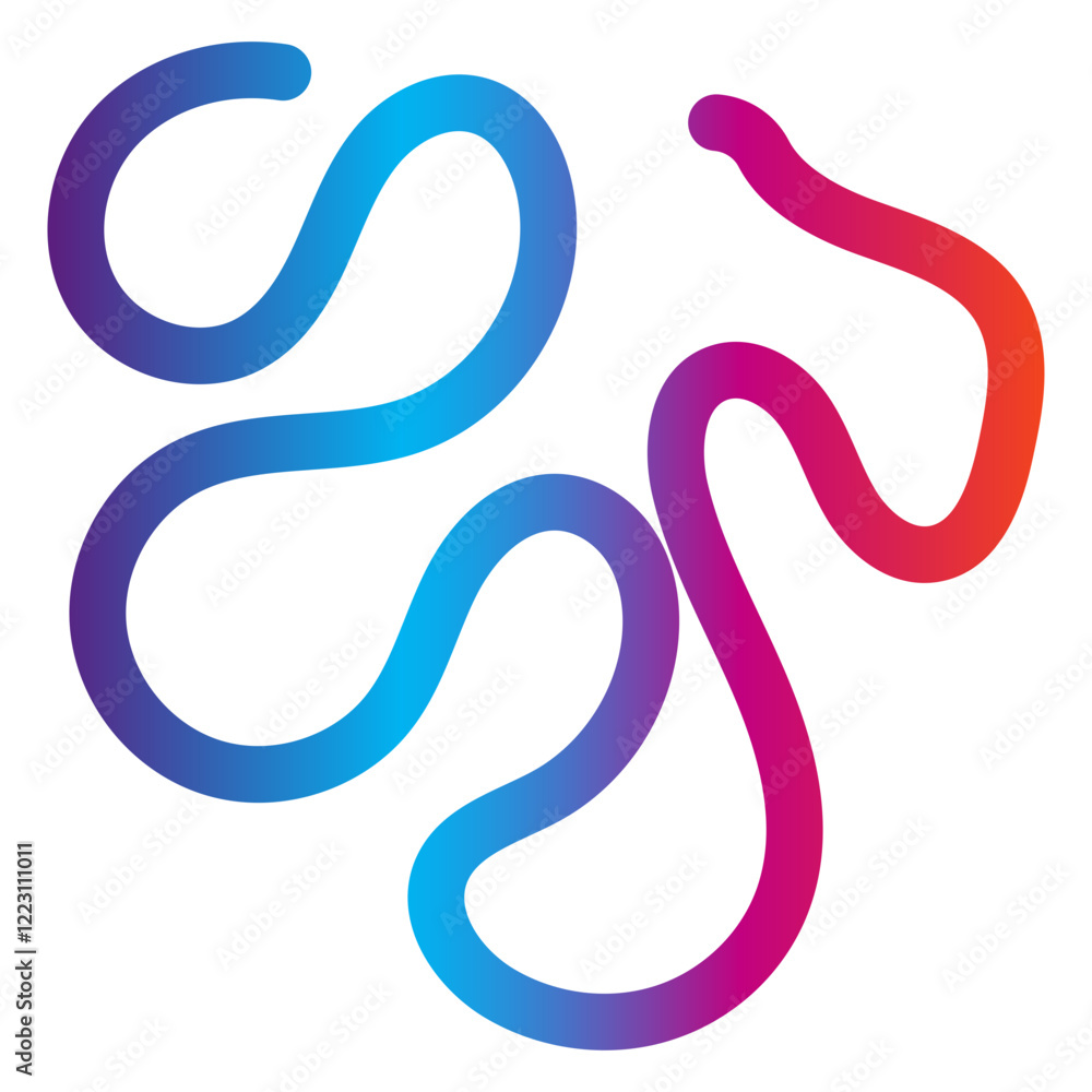 abstract gradient colorful rainbow wavy line abstract gradient colorful rainbow wavy line