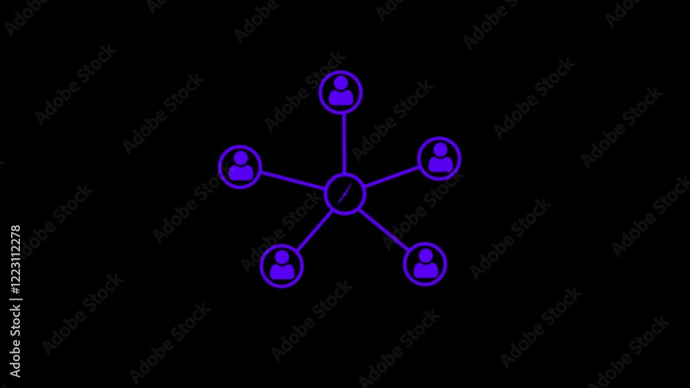 Meeting Time Icon Animation – Business Efficiency Management Symbol Meeting Time Icon Animation – Business Efficiency Management Symbol