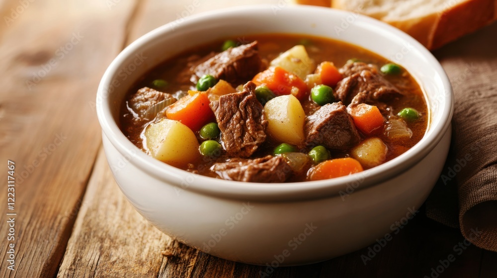 A classic beef stew with tender chunks of beef, potatoes, carrots A classic beef stew with tender chunks of beef, potatoes, carrots