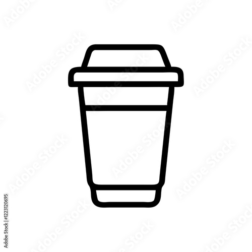 "Coffee Cup Vector Icon: Brewed Perfection and Morning Ritual"