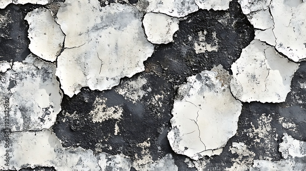 Fototapeta premium A highly detailed black and white grunge texture