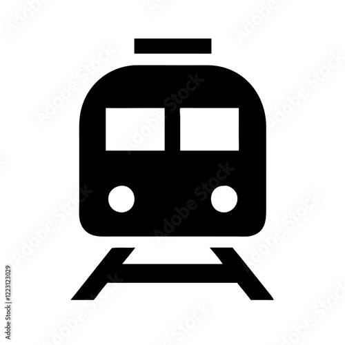 "Train Vector Icon: Transporting You to New Destinations"