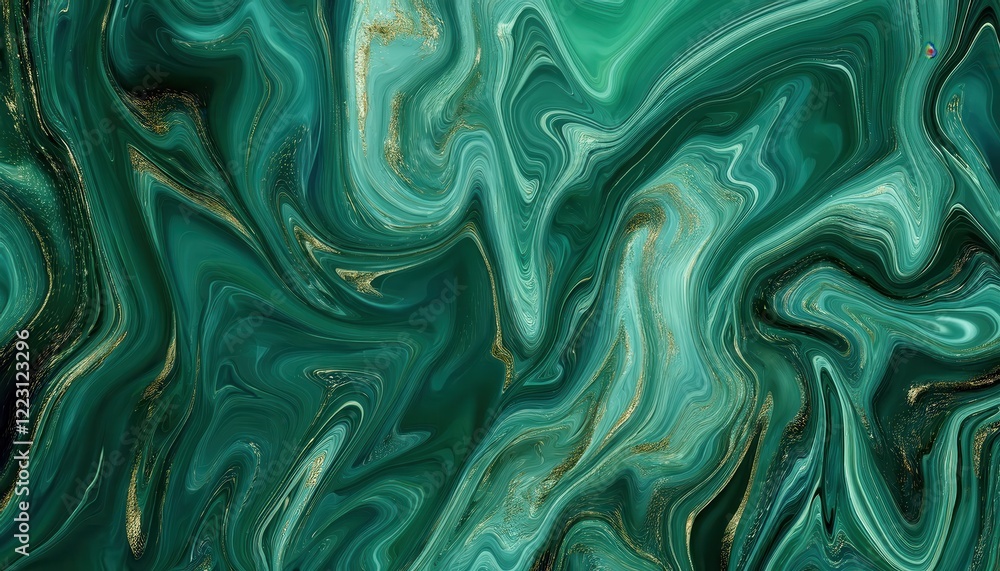 emerald green abstract marble swirl texture with golden accents for modern interior design, branding, or digital art emerald green abstract marble swirl texture with golden accents for modern interior design, branding, or digital art