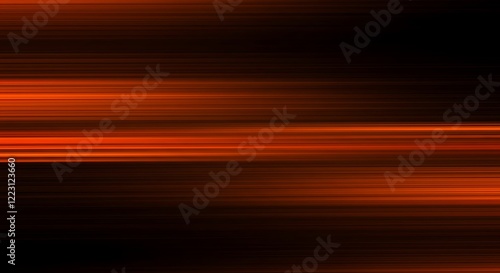 Abstract Blurred Background with Vibrant Gradient Light Stripes in Motion – Dark Orange and Black Tones photo