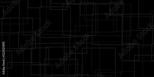 Abstract sketch of a building with lines, Abstract background. Vector abstract futuristic architecture concept with digital geometric connection lines. vector. technology communication data Science.