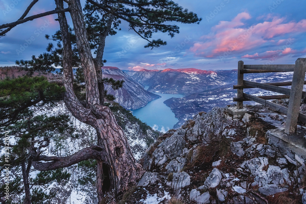 Sunrise from Banjska Stena in Tara National Park