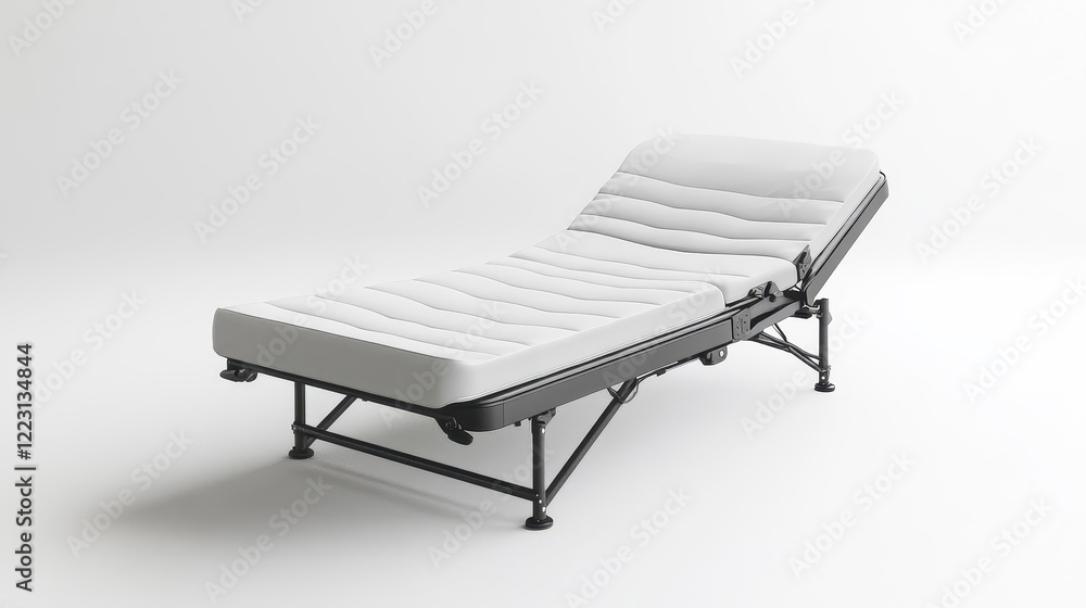Adjustable White Chaise Lounge for Modern Interiors Adjustable White Chaise Lounge for Modern Interiors