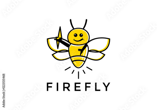 Firefly icon logo vector design