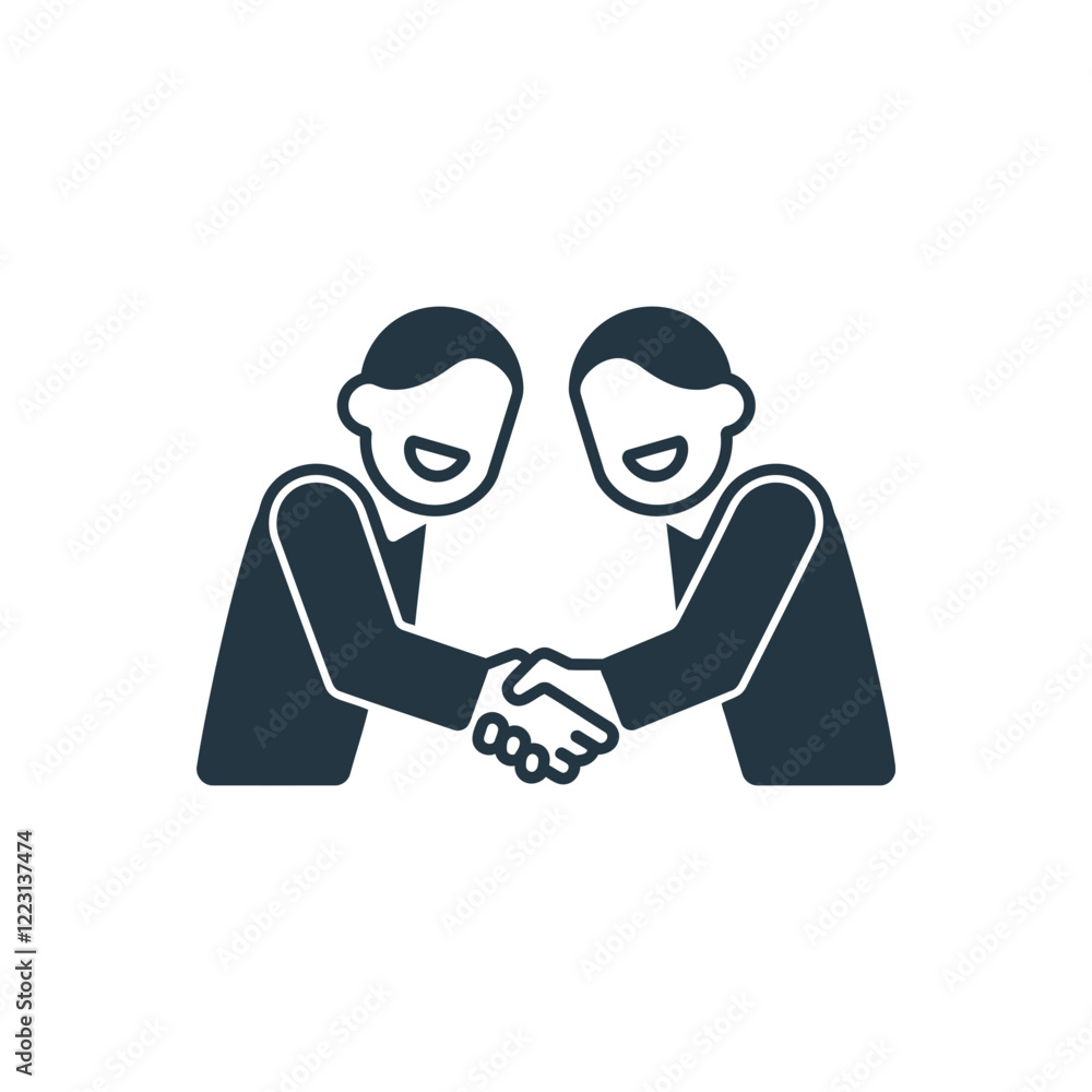 Fototapeta premium Mutual Agreement Icon