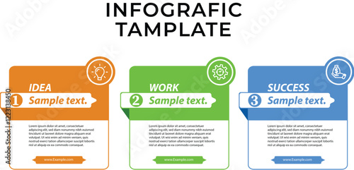 Workflow Infographic Template for Streamlining Business Operations
