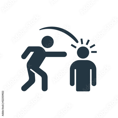Hitting Another Person Icon