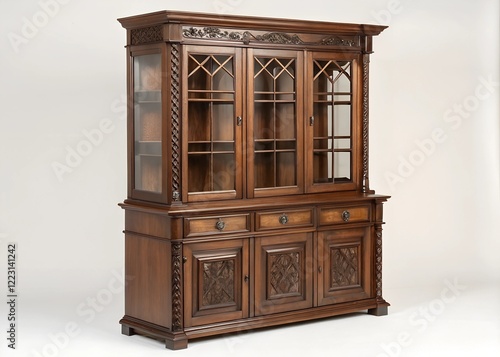 wooden cabinet with drawers