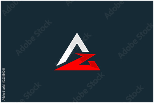 Free Download Initial AZ Logo Design Vector - GFXLoad